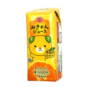 POM �݂����W���[�X165ml 24�{ (12�{����X2��)���Ђ߈����@���B�݂���W���[�X�i�X�g���[�g�j�y�|���W���[�X�z�y�M�t�g�z