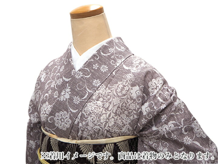訪問着小紋オリエンタルな着物丸洗い済み