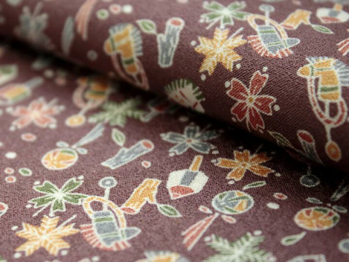 楽天市場】【小紋 正絹 反物】着物 反物のみ 丹後ちりめん 東京染  