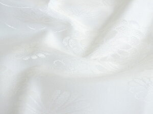 長襦袢仕立て上がり白半襟付き半衿掛け衿一部式洗えるポリエステル日本製フォーマルカジュアル両用綸子kbちうKZ