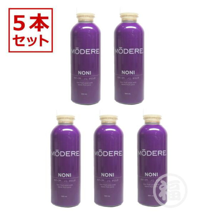 楽天市場】【5本セット】モデーア ハワイアンノニ ドリンク 500ml×5本 