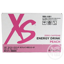 アムウェイ XS エナジードリンク カフェインゼロ　ピーチ 　24本　賞味期限：2024年11月