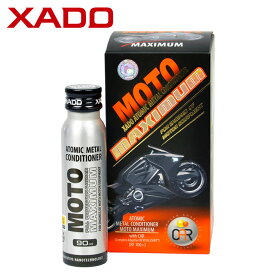 再入荷 XADO モト マキシマム バイク用エンジンオイル添加剤 90ml バイク スクーター 小型耕運機用 リビタリザント効果 アトミックメタルコンディショナー Atomic Metal Conditioner MOTO Maximum with CAR AMC