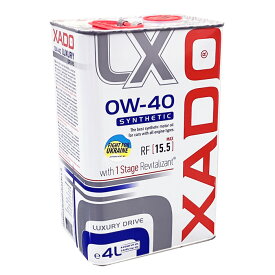 XADO ラグジュアリードライブ 化学合成エンジンオイル 0w-40 SN/CF シンセティック Luxury Drive リビタリザント