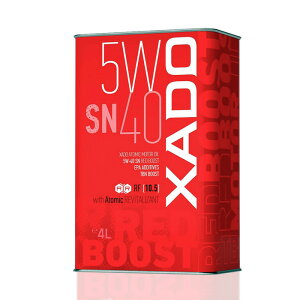 XADO RED BOOST wGWIC 4L 5w-40 SN bhu[Xg Ag~bNIC nhD[