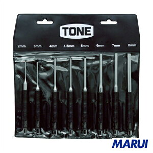 TONE ピンポンチセット 1S PP800 【DIY】【工具のMARUI】