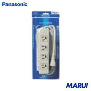 Panasonic OAタップ 接地15A抜け止め形 4コ口 5mコード付 1個 WCH2454HP 【DIY】【工具のMARUI】