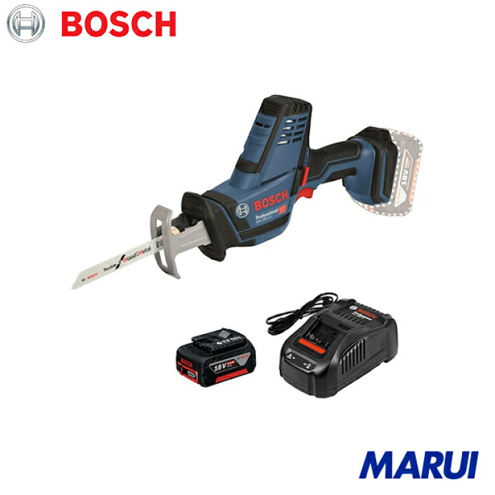 楽天市場】ボッシュ 18Vコードレスセーバーソー+バッテリー充電器 