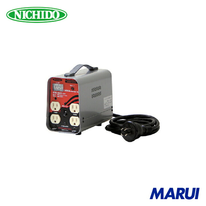 楽天市場】日動工業 NICHIDO 変圧器 降圧専用トラパック リング 