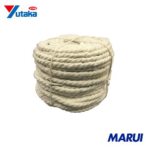 ユタカメイク 不織布ロープ 3本撚 溶着有 16mm×100m 1巻 24916100 【DIY】【工具のMARUI】