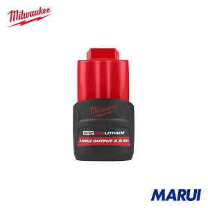milwaukee �~���E�H�[�L�[ M12 2.5AH�p���[�u�[�X�g�o�b�e���[ 1�� M12HB2.5JP �yDIY�z�y�H���MARUI�z