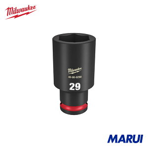 milwaukee �~���E�H�[�L�[ SHOCKWAVE IMPACT DUTY �f�B�[�v�C���p�N�g�\�P�b�g 1/2�C���`(12.7mm)�p 29mm 1�� 49666290 | �C���p�N�g�����`