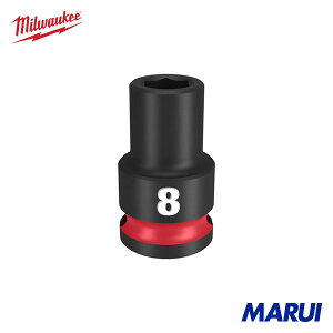 milwaukee �~���E�H�[�L�[ SHOCKWAVE IMPACT DUTY �C���p�N�g�\�P�b�g 3/8�C���`(9.5mm)�p 8mm 1�� 49666132 �yDIY�z�y�H���MARUI�z