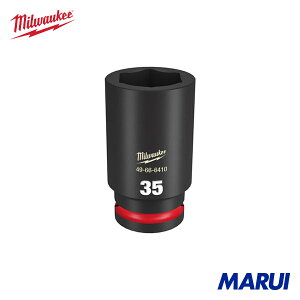 milwaukee �~���E�H�[�L�[ SHOCKWAVE IMPACT DUTY �f�B�[�v�C���p�N�g�\�P�b�g 3/4�C���`(19mm)�p 35mm 1�� 49666410 �yDIY�z�y�H���MARUI�z