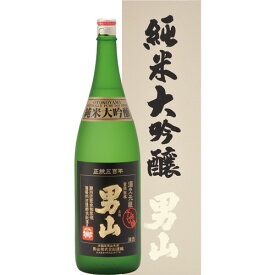 s【送料無料】ギフト箱入り（北海道）男山　純米大吟醸　1800ml