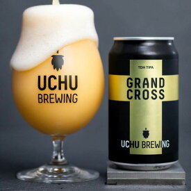 （山梨）GRAND CROSS　350ml　缶　10％　要冷蔵　うちゅうブルーイング　クラフトビール　地ビール　宇宙ビール