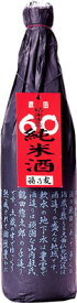 【送料無料6本入りセット】（秋田）福乃友　60純米酒　1800ml　福の友