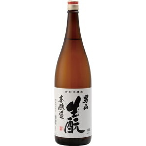 s【送料無料6本セット】(北海道)男山 生もと 本醸造 1800ml