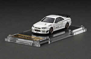 uIgnition Model COjbVfv~jJ[ jbT XJCC GT-R Mine's (R34) White(1/64 Scale)@Y\萔F120pcs IG2722