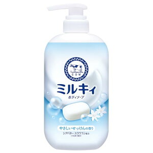 ミルキィボディソープ やさしいせっけん ポンプ付500ML