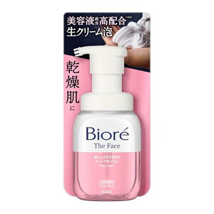 ビオレ Biore ザフェイス ディープモイスト 本体泡洗顔まさつレス保湿成分配合乾燥対策 200ミリリットル (x 1)