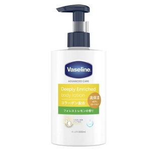 Vaseline(���@�Z����)�f�B�[�v���[�G�����b�`�h �{�f�B���[�V���� �t�H���X�g�������̍��� 300ml ���ێ��E����t���{�f�B���[�V����