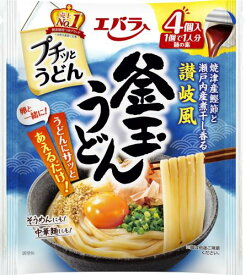 エバラ プチッとうどん 釜玉うどん (23g×4個入) ×4
