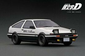 送料無料 ignition model IG2871　1/18　INITIAL D Toyota Sprinter　Trueno 3Dr GT Apex (AE86) White/Black