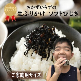 生ふりかけ ソフトひじき 100g ふりかけ おかずのいらない ご家庭用サイズ ご飯のお供 お弁当 おにぎり 便利 しっとりひじき しそひじき お子様 キッズ 混ぜご飯 朝食 夜食 非常食 保存食 furikake