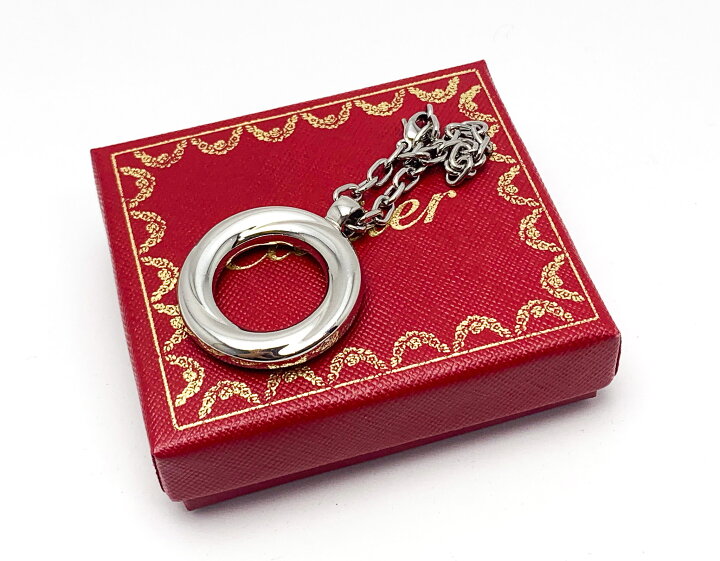 楽天市場】CARTIER Cartier カルティエ トリニティ キーホルダー 