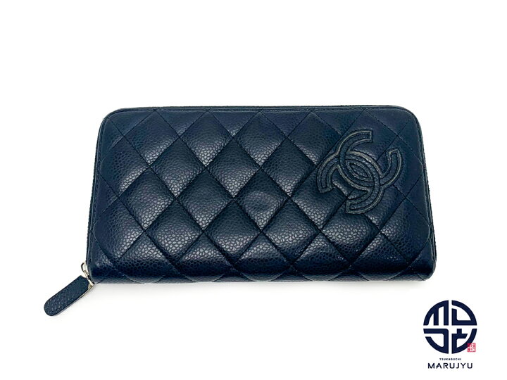 楽天市場】CHANEL シャネル マトラッセ キャビアスキン 黒 ブラック  