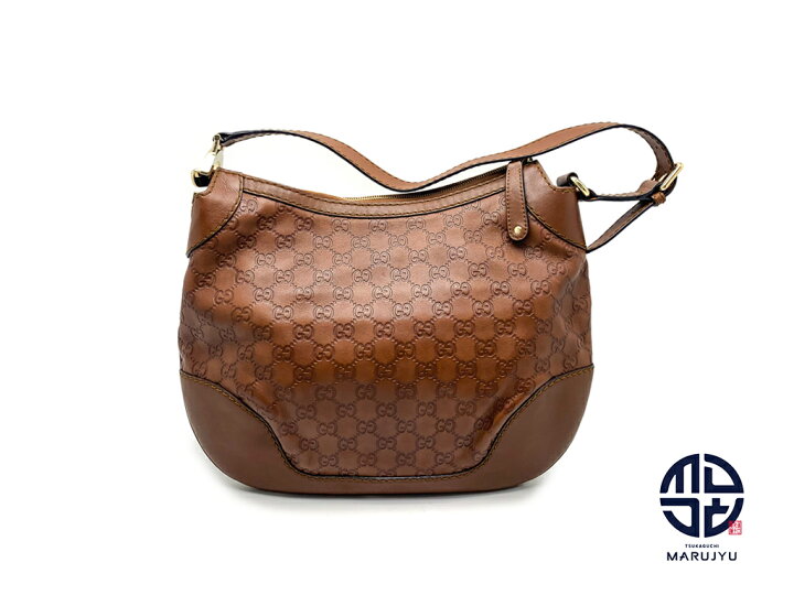 楽天市場】GUCCI グッチ シマ 211810 茶 ブラウン ワンショルダー  