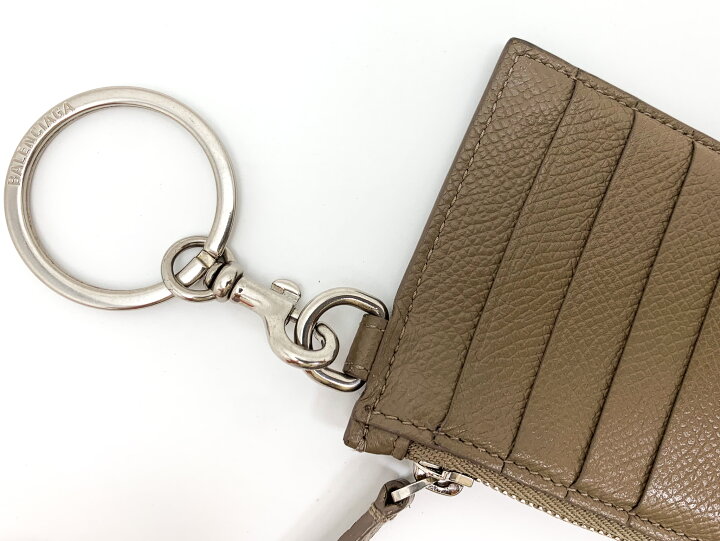 楽天市場】BALENCIAGA バレンシアガ キーリング付き カードケース 