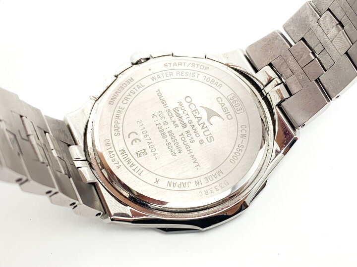 楽天市場】CASIO カシオ OCEANUS オシアナス マンタ プラチナ蒔絵 OCW 