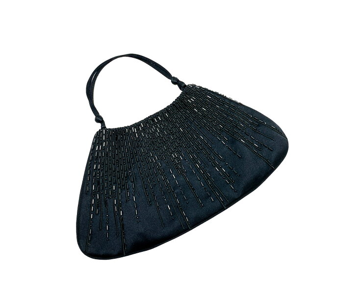 楽天市場】PRADA プラダ シルクサテン ビーズ 刺繍 黒 ブラック ミニ  