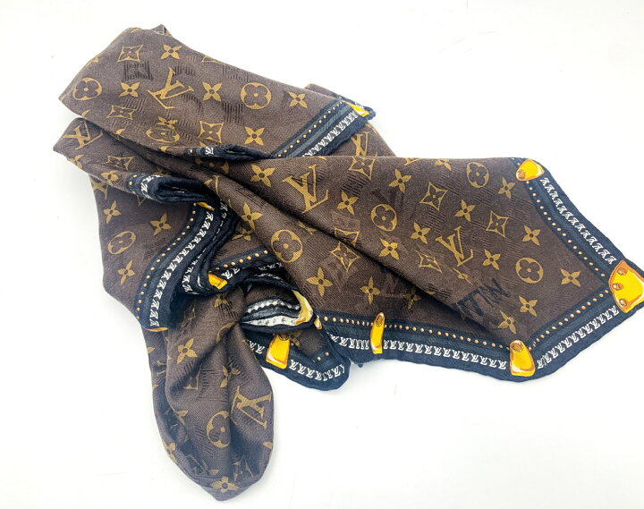 値下げしました】ルイヴィトン モノグラム 大判ストール LOUIS VUITTON 
