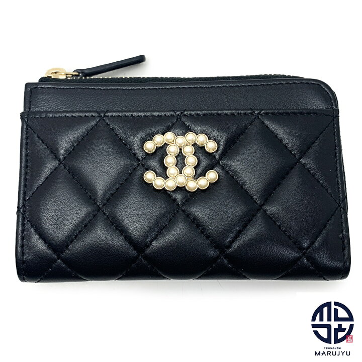 楽天市場】CHANEL シャネル 黒 ブラック パール CCマーク ココマーク 