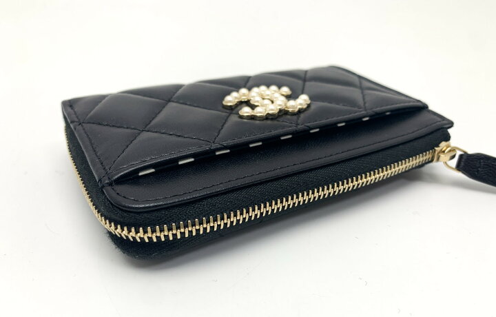 楽天市場】CHANEL シャネル 黒 ブラック パール CCマーク ココマーク 