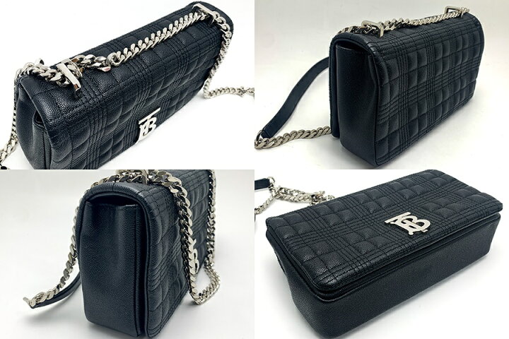 楽天市場】BURBERRY バーバリー 黒 ブラック シルバー金具 8022599  