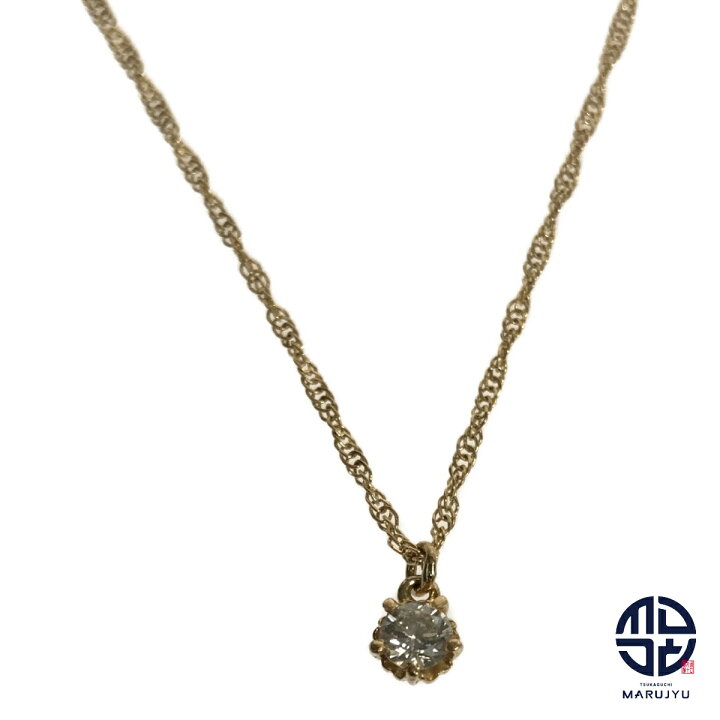 楽天市場】agete アガット K18YG 18金イエローゴールド ダイヤ0.1ct  