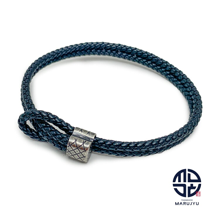 BOTTEGAVENETA ボッテガヴェネタ レザーブレスレット シルバー925 