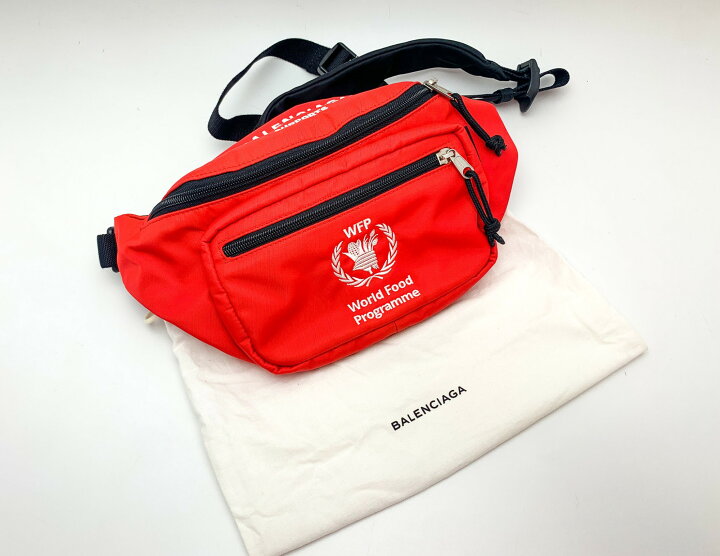 楽天市場】BALENCIAGA バレンシアガ 赤 レッド WorldFoodProgramme WFP 