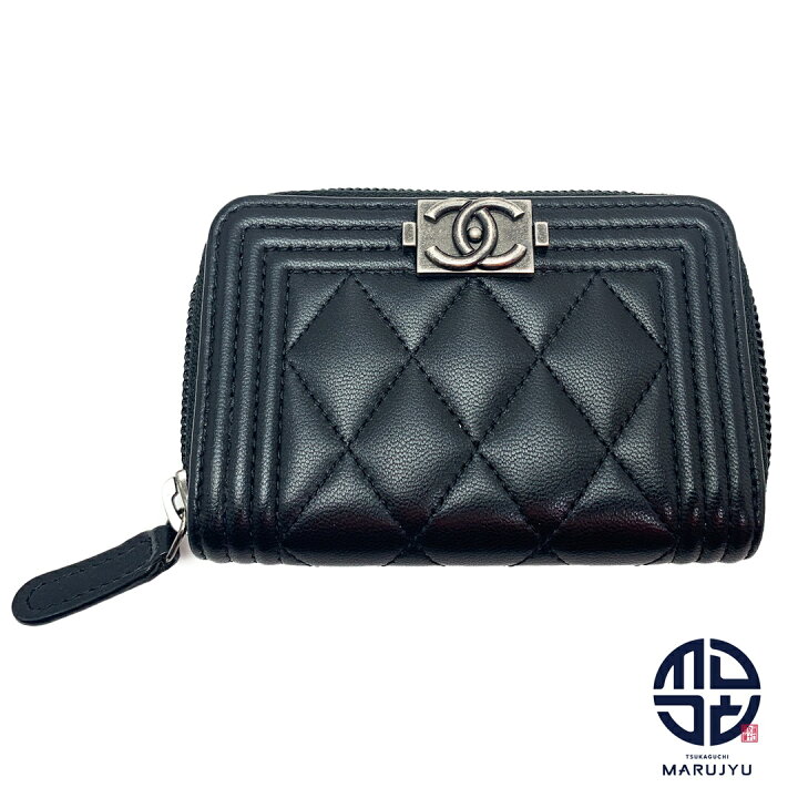 楽天市場】CHANEL シャネル ボーイシャネル 黒 ブラック ココマーク CC 