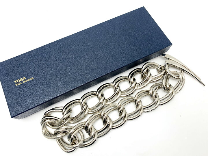 楽天市場】TOGA トーガ Big chain necklace シルバーカラー 大ぶり 