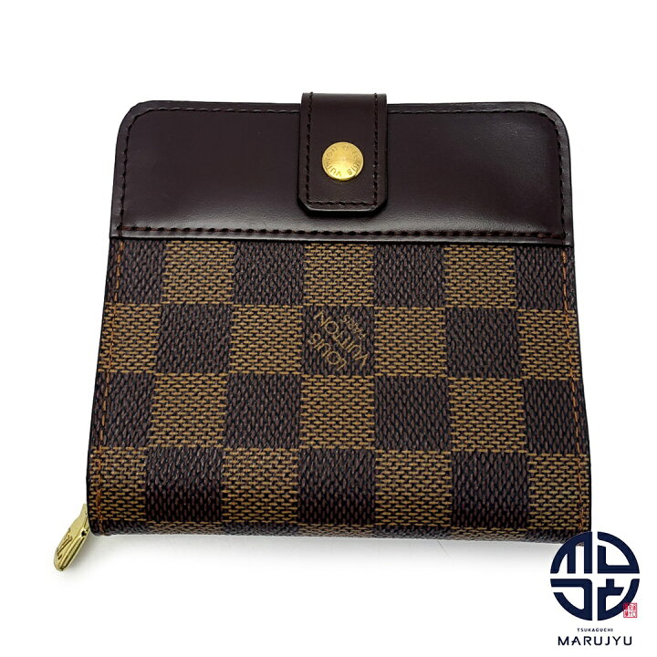 楽天市場】LOUIS VUITTON ルイヴィトン LV ダミエ コンパクトジップ 