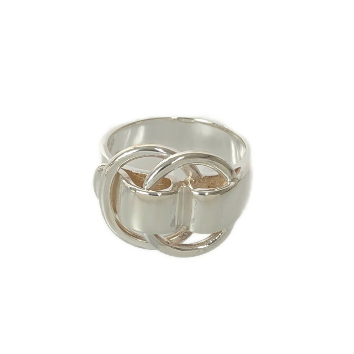 楽天市場】HERMES エルメス SILVER シルバー 2つの輪 リボン  