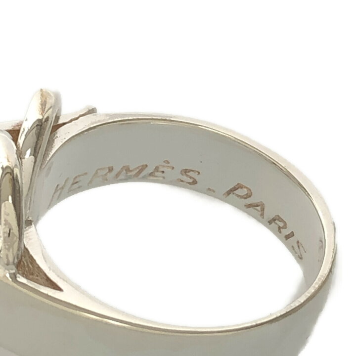 楽天市場】HERMES エルメス SILVER シルバー 2つの輪 リボン  