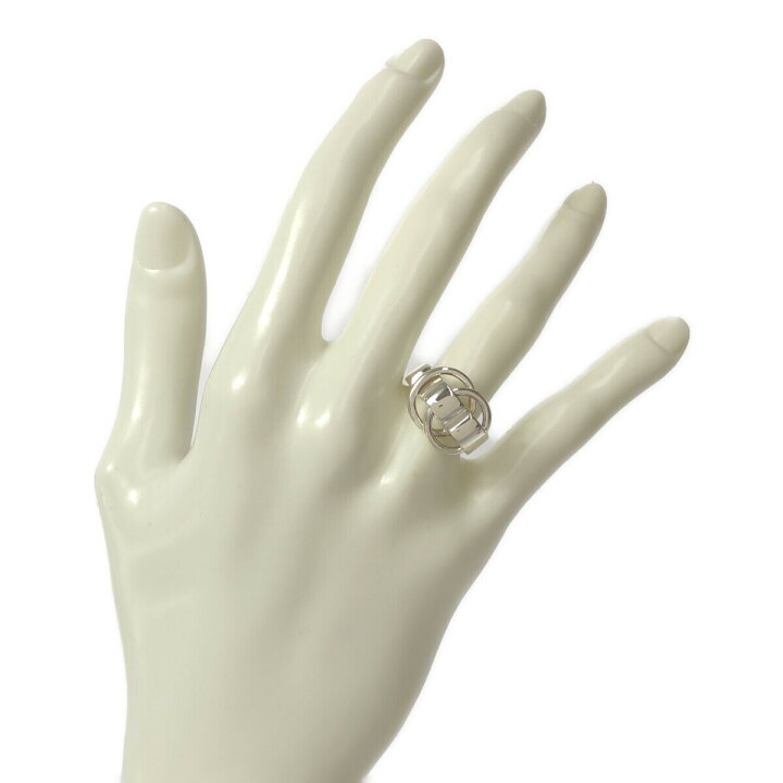 楽天市場】HERMES エルメス SILVER シルバー 2つの輪 リボン  