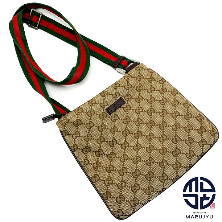 楽天市場】GUCCI グッチ GGキャンバス シェリーライン ショルダー 