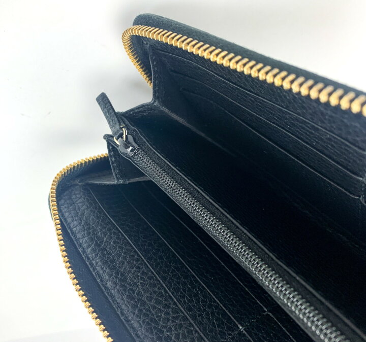 楽天市場】GUCCI グッチ 449347 黒 ブラック ゴールド金具 インター 